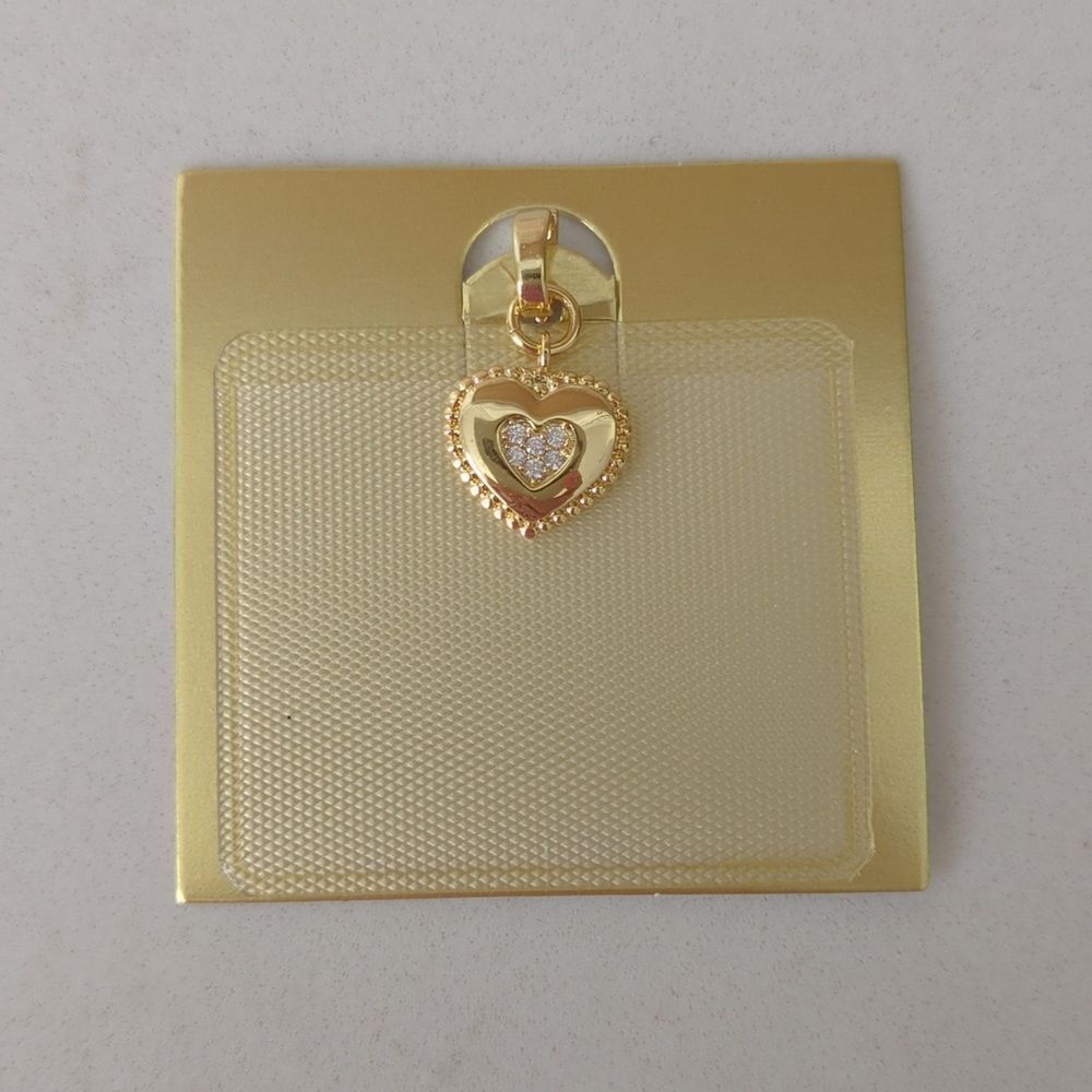Aqua heart charm